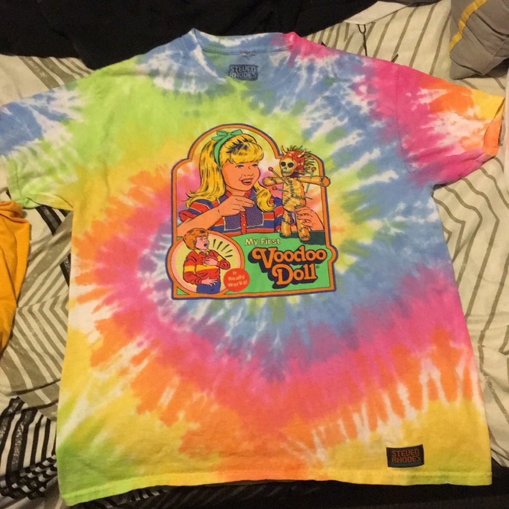 Steven Rhodes tie-dye t-shirt
